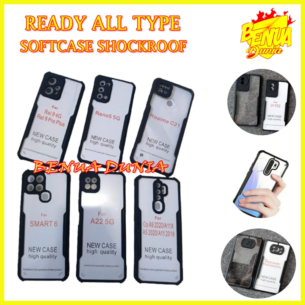 SOFTCASE SHOCKPROOF REDMI NOTE 13 4G NOTE 13 5G NOTE 13 PRO PLUS 5G NOTE 14 4G 5G NOTE 14 PRO NOTE 1