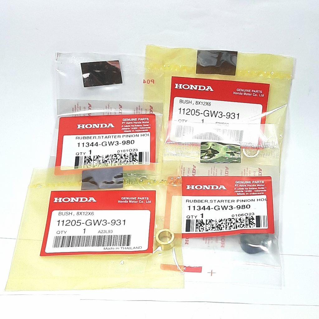 ชุด Boss Bush ยางสตาร์ทพินไอออน 8x12x6 บีท scoopy spacy 110 vario คาร์บูเรเตอร์ fi 11205-GW3-931