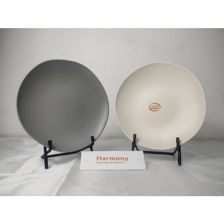 จานกลม Onyx 9" 1809D Organo FoodGrade จานอาหารค่ําเมลามีน