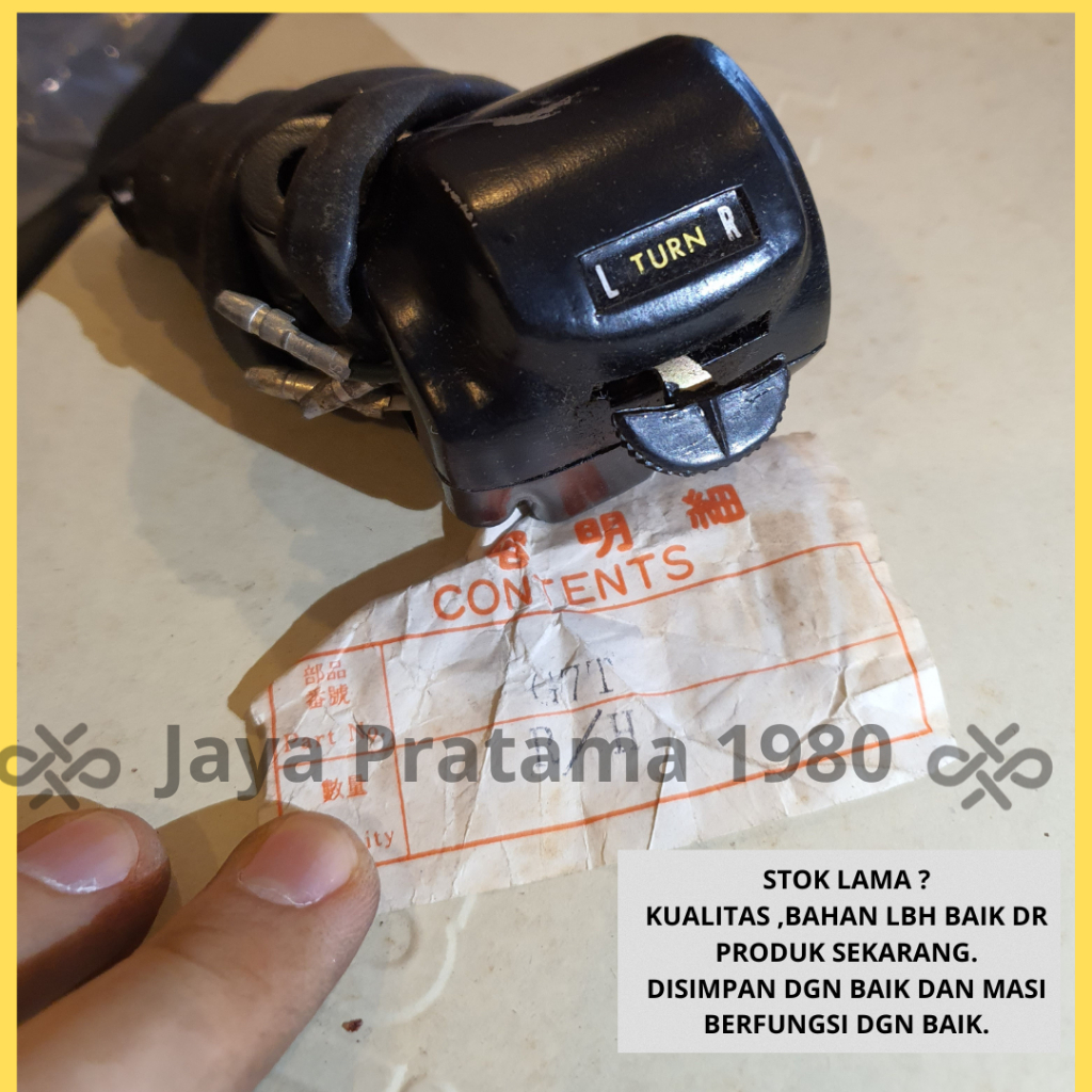 สวิตช์ยึดขวา KAWASAKI GT KH100 KH 100 ผลิตภัณฑ์ไต้หวัน