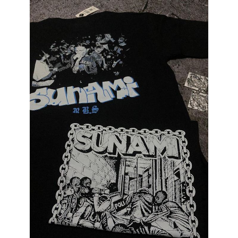 Sunami - Marina Tshirt สีดํา สินค้าใหม่ / เสื้อยืด sunami / เสื้อยืด hardcore / เสื้อวง Sunami