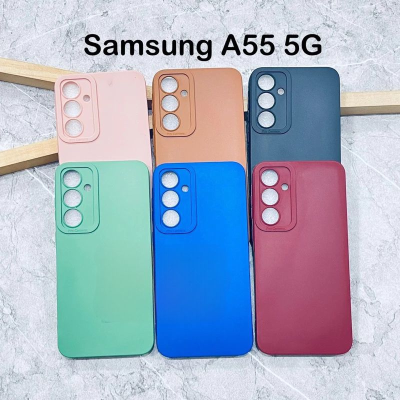 SAMSUNG A35 5G SAMSUNG A55 5G CASE PRO CAMERA MACARON CASE SAMSUNG A35 5G SAMSUNG A55 5G