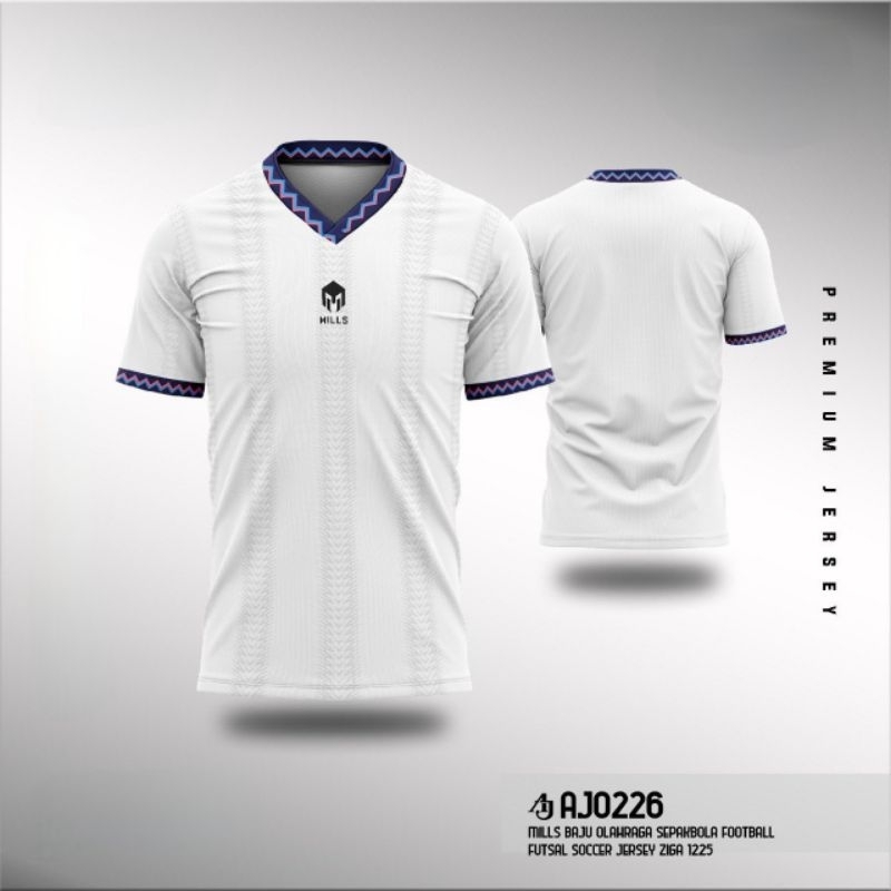 เสื้อฟุตบอลฟุตซอลพิมพ์ลายเต็มแบบกําหนดเอง Ziga