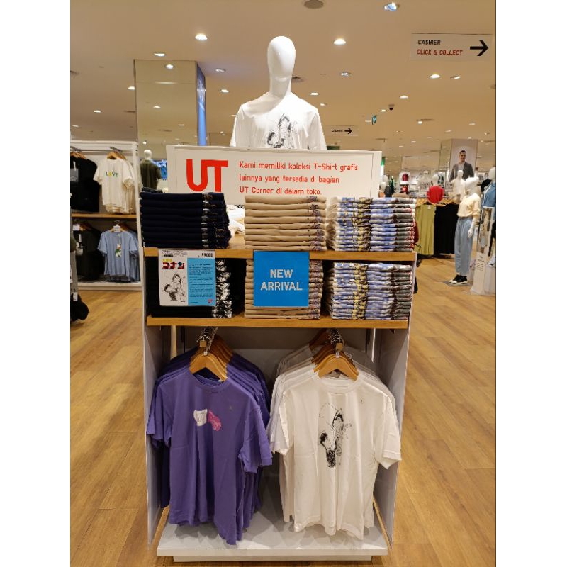 ชาย/หญิง UT Meitantei Conan แขนสั้น (Detective Conan) UNIQLO