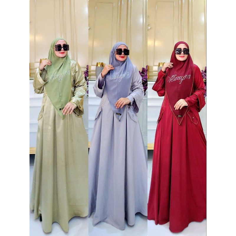 GAMIS MAKKAH SYARI BY ALMEYRA PREMIUM