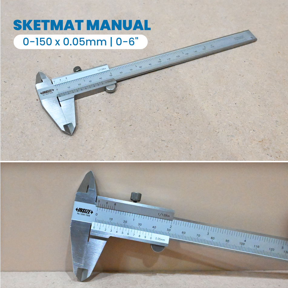 Sketmat / Vernier Caliper / Vernier Caliper 6" INSIZE