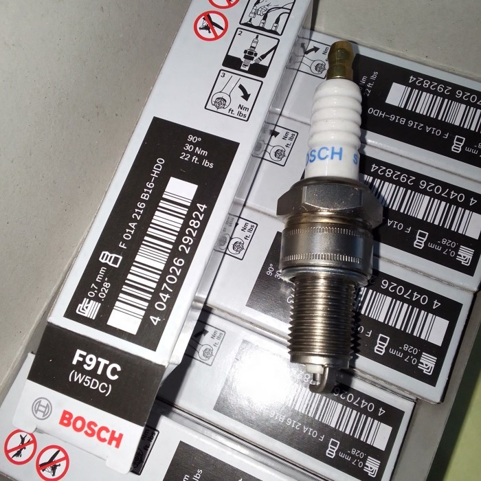 [1 ชิ้น] 2T LONG THREAD SPARK PLUG W5DC/BP7ES 100% GUARANTEEED ORIGINAL. BOSCH ORIGINAL SPARK PLUG S