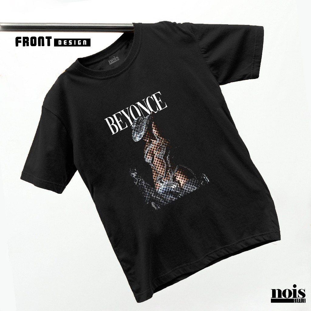 NOIS เพลงเสื้อยืด Beyonce Cotton Combed 30s เสื้อยืดสําหรับผู้ชายและผู้หญิง MS141