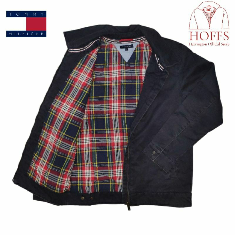 เสื้อแจ็กเก็ต Tommy Hilfiger Harrington Work Jacket สีกรมท่า M TMMYHLFGRBL
