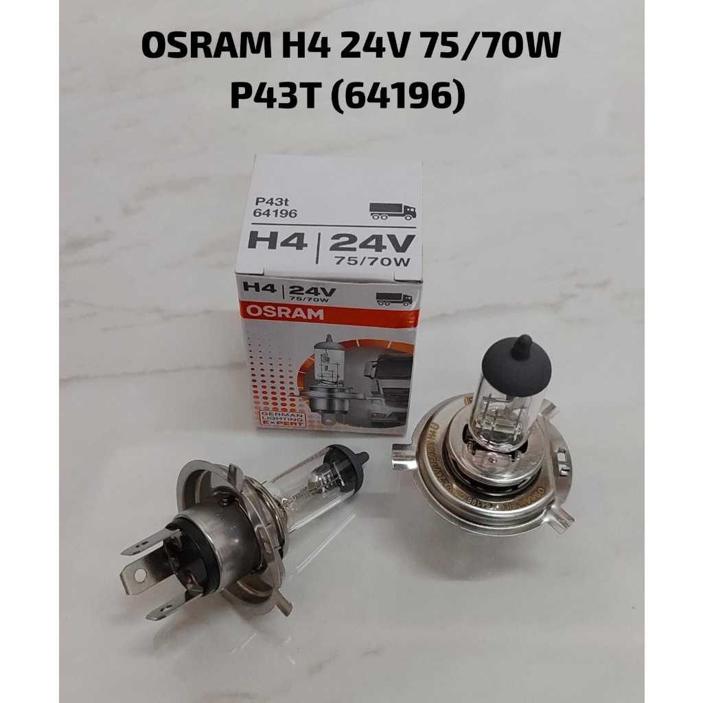 OSRAM H4 24V 75/70W P43T (64196)