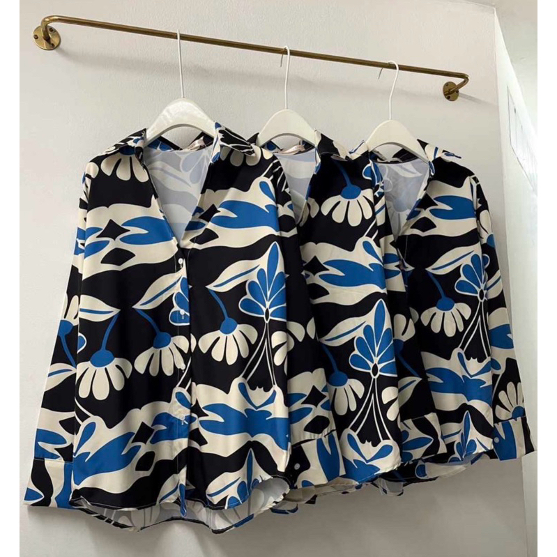 Kemeja Bkk ยี่ห้อ NOOK Shirt/Bkk ไม่ได้ เสื้อ SILK