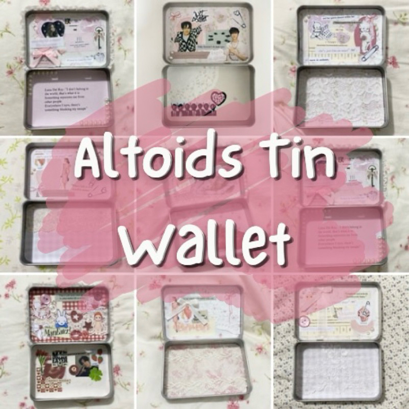 Coquette Altoids Tin Wallet Tin Case !!