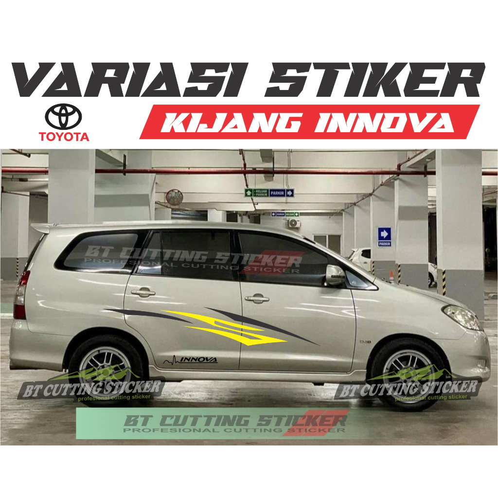 สติ๊กเกอร์ติดรถ In99 kijang innova, สติ๊กเกอร์ toyota innova, varijang innova สติ๊กเกอร์ติดรถ variat