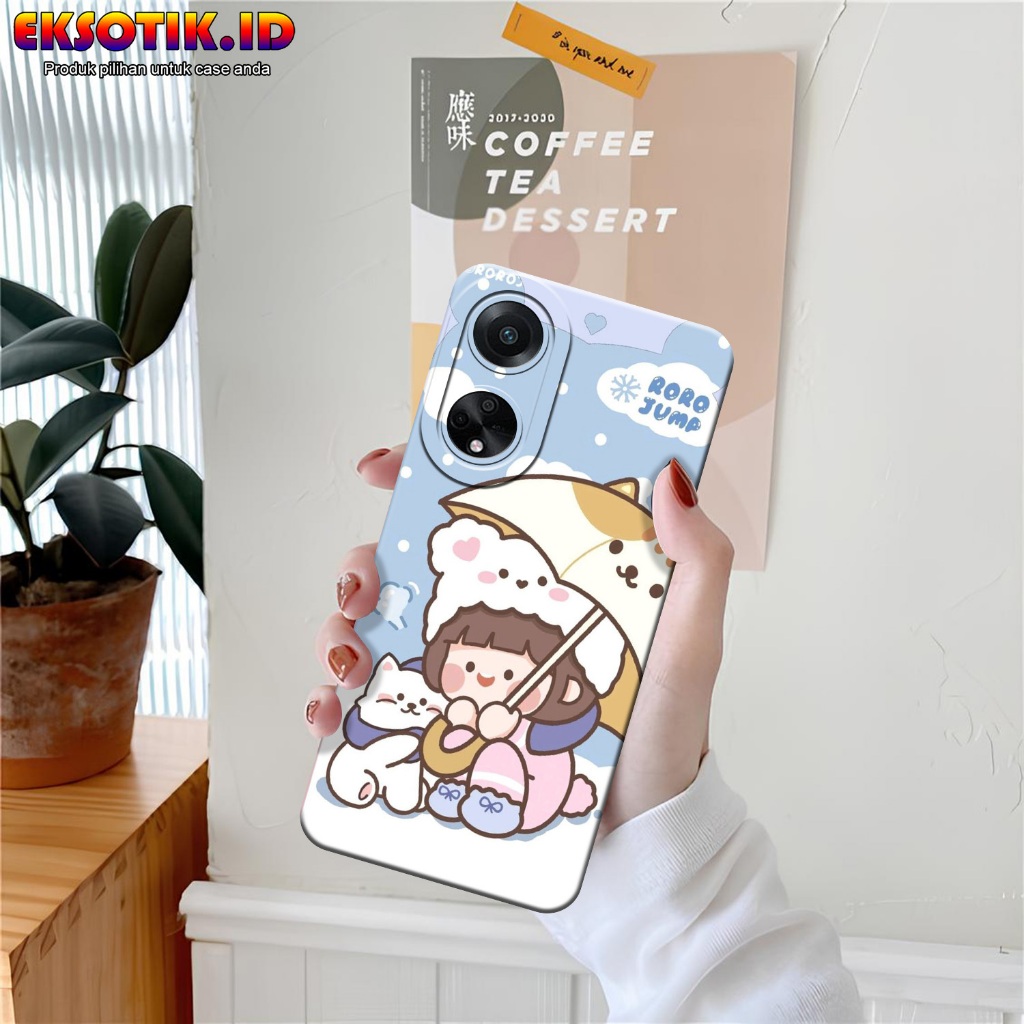 เคส Oppo A98 5G - เคส Oppo A98 5G - เคสแฟชั่นล่าสุด - Oppo A98 5G Silicone - Cool and Cute Motif - เ