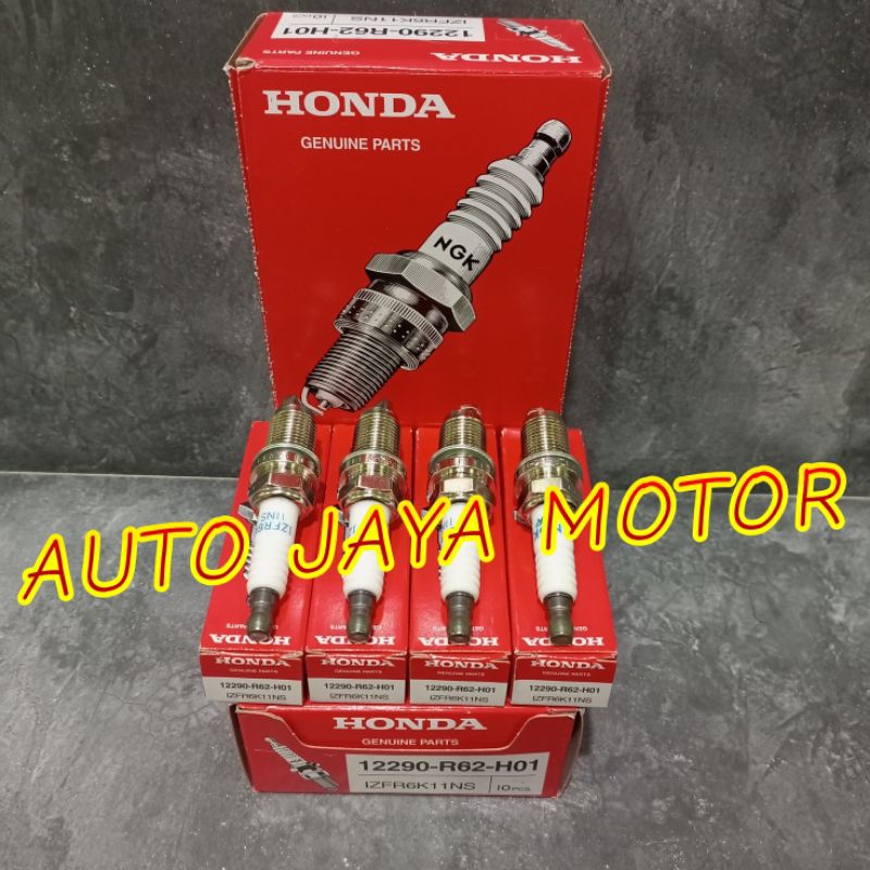หัวเทียนเลเซอร์อิริเดียม 1 ชุด 4 ชิ้น Jazz RS / S GE8 City GM2 2008-2013 Freed