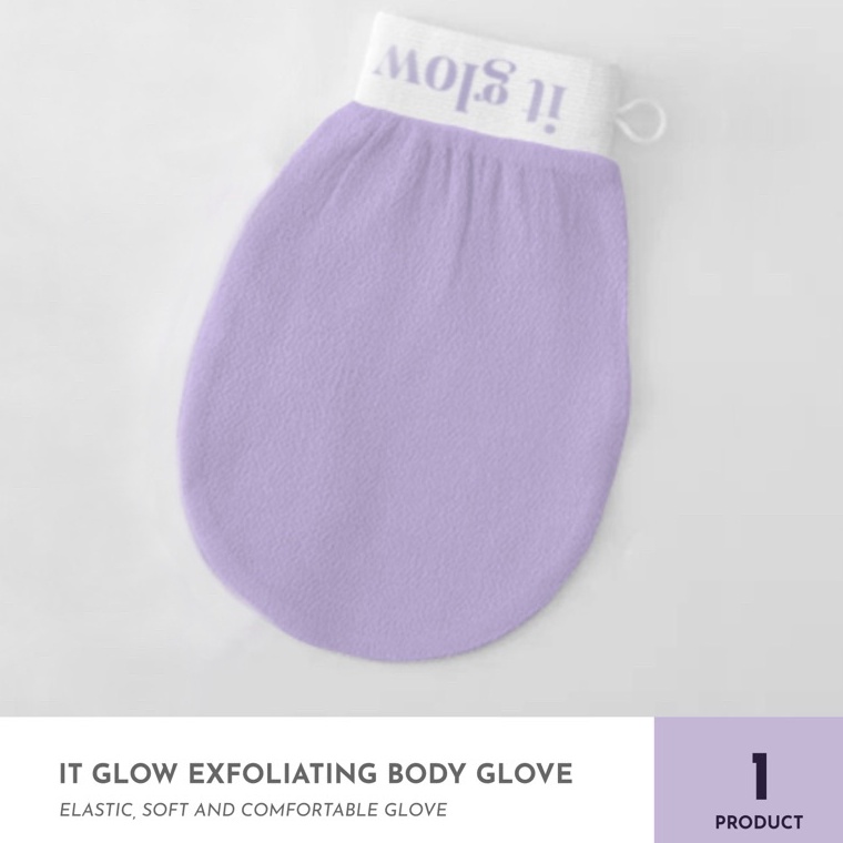 เพียงสั่งซื้อ ITGLOW เกาหลี Exfoliating Body Bath Magic Glove LILAC Scrub Exfoliating Scrubber Exfol