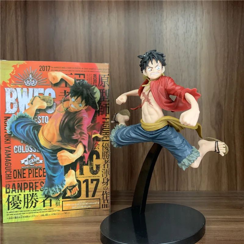 One Piece Action Figure Luffy Winners Gear 2 Collection Display