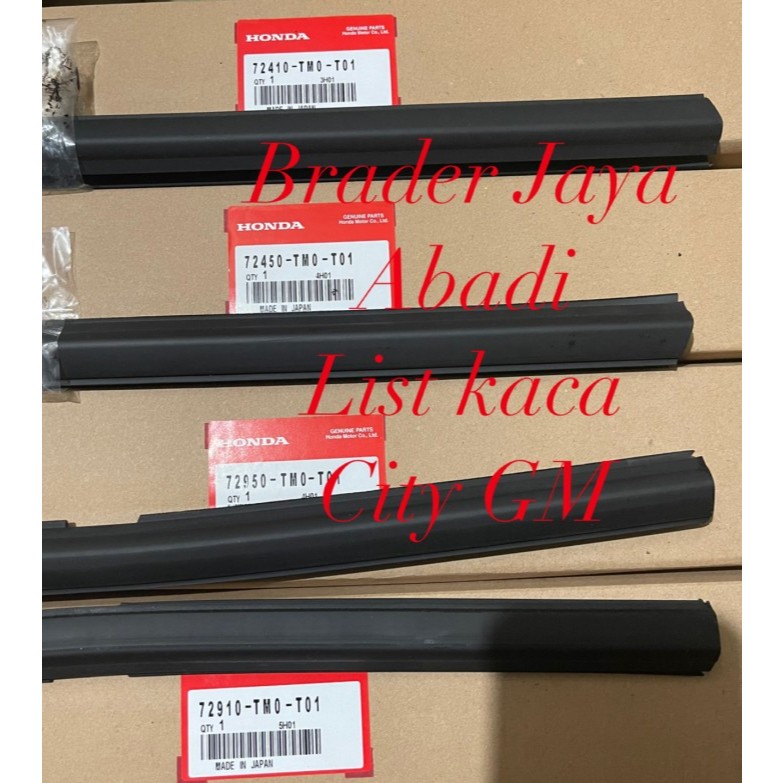 LIST OF WINDOW SEAMS UP AND DOWN OUTSIDE ประตูกระจกยาง HRV GEN 2 RU1 RU5 PRESTIGE 2015 2016 2017 201