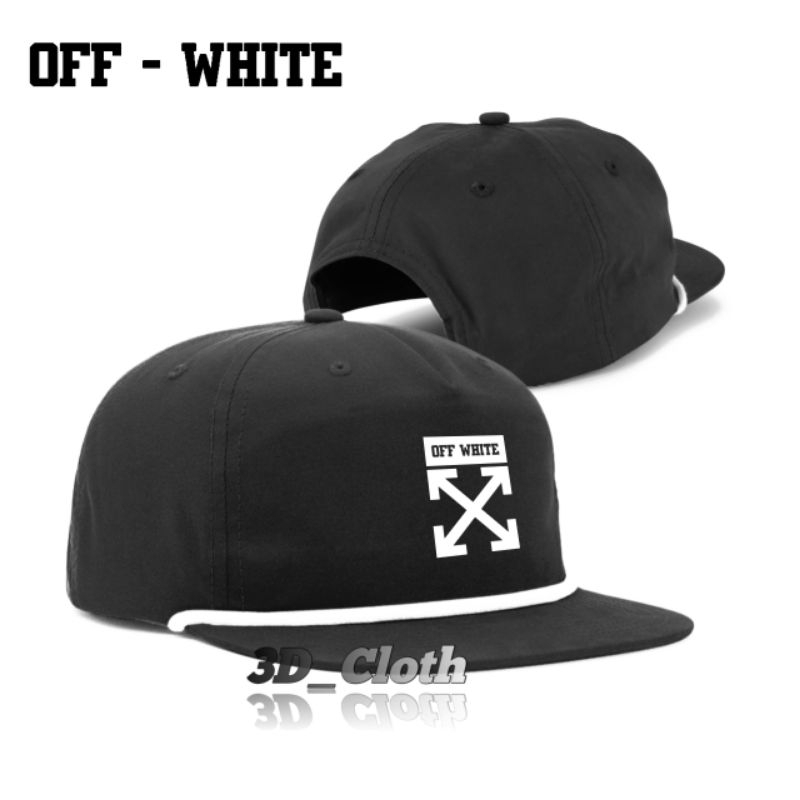 หมวก Snapback คลาสสิก OFF WHITE - หมวกเชือกหมวก Snapback โรงเรียนเก่าคลาสสิก - หมวก Distro ผู้ชายระด