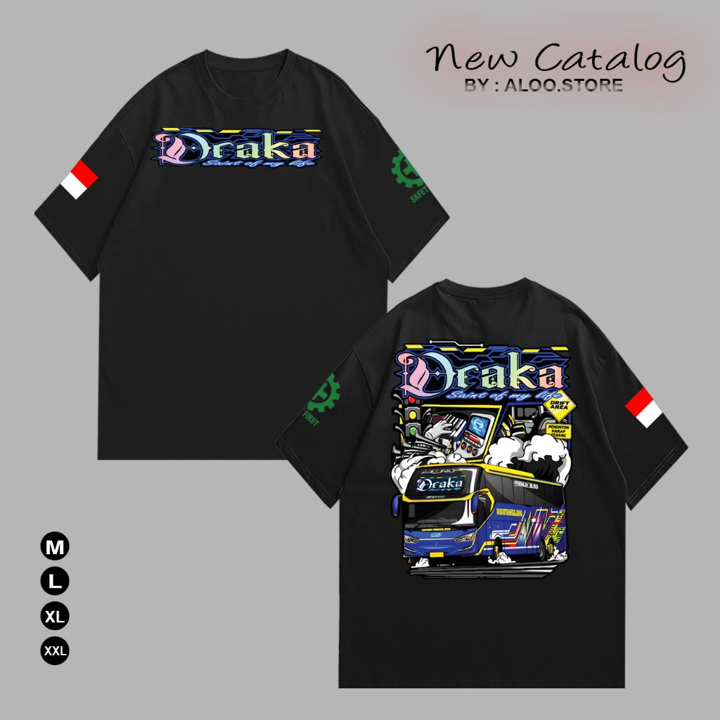 (สติ๊กเกอร์ฟรี) BUSHMANIA SPECIAL EDITION STJ DRAKA COTTON COMBED 24S เสื้อยืด