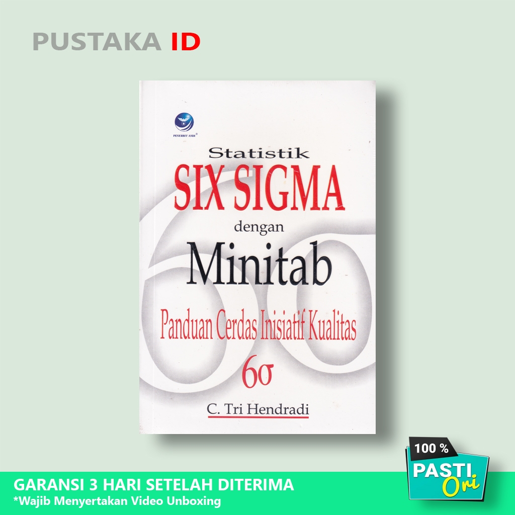หนังสือ Six Sigma Statistics พร้อม Minitab คู่มืออัจฉริยะ คุณภาพเบื้องต้น - ต้นฉบับ