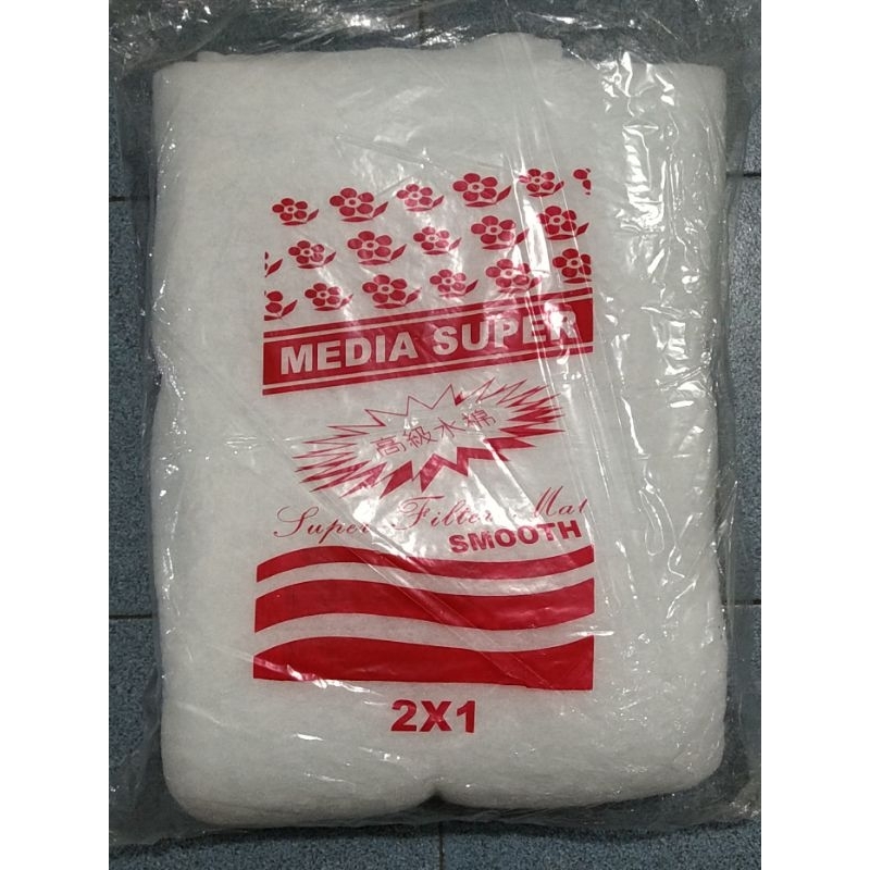 SUPER MEDIA 2Mx1M โฟมกรองตู้ปลา