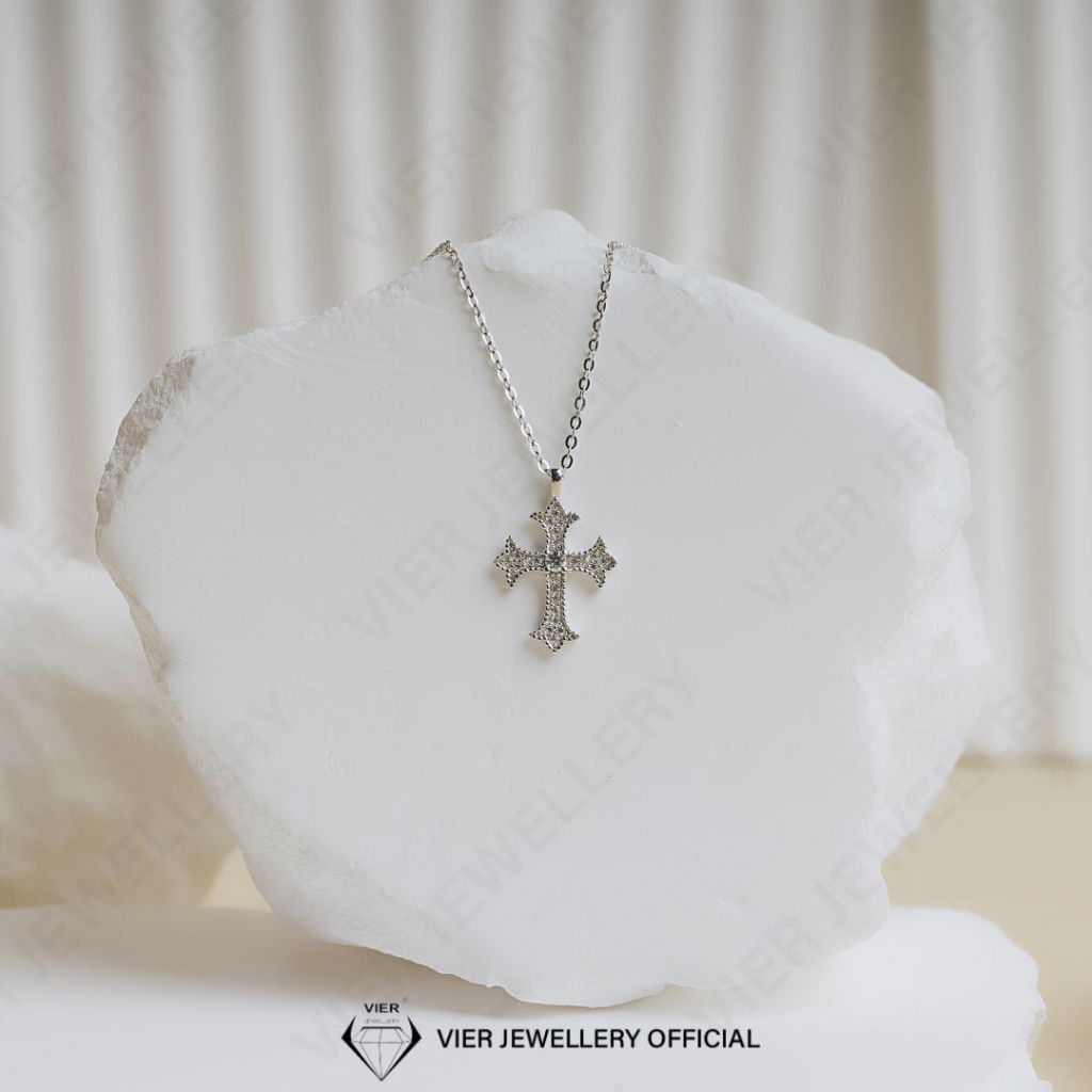 แฟชั่น S925 สร้อยคอเงินสร้อยคอ 925 คริสตัล Zirconia