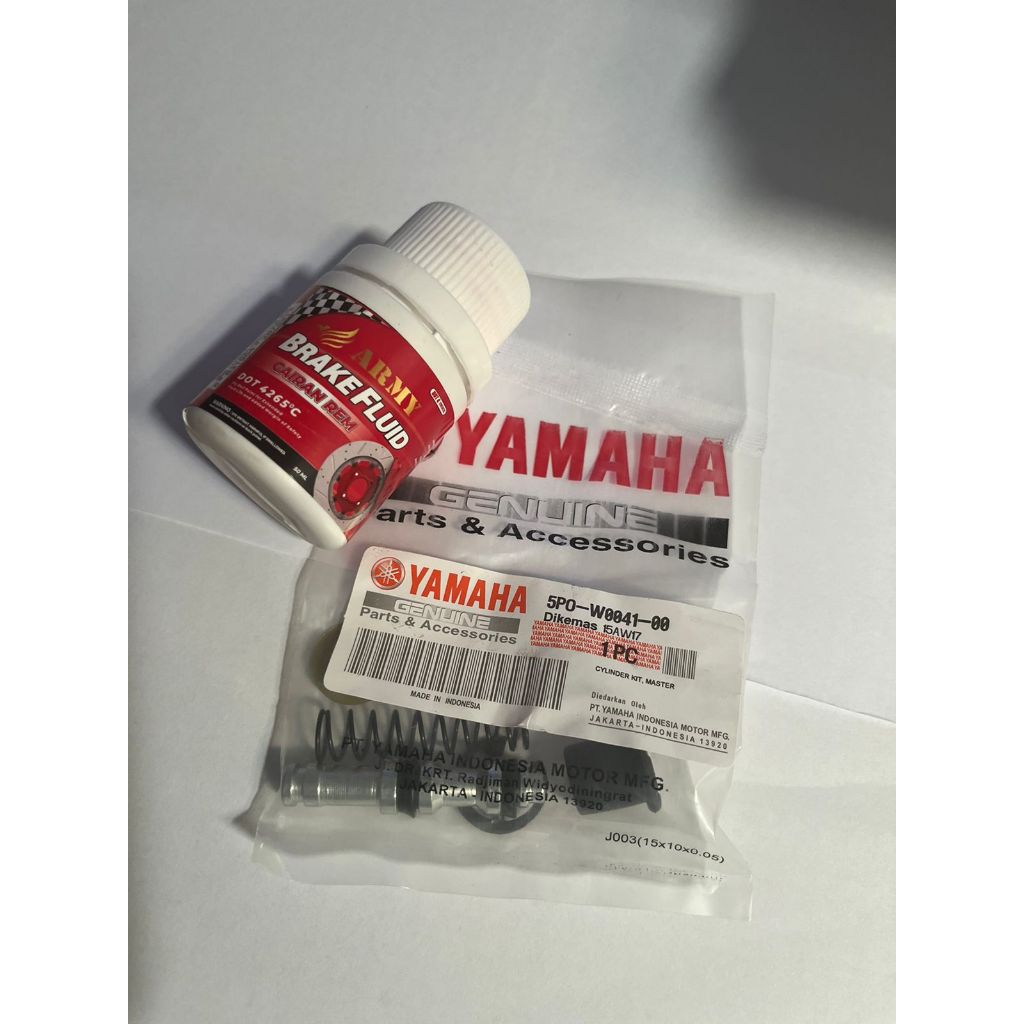 ซีลหลักเบรค + น้ํามันเบรก Yamaha Mio Sporty J Soul GT Jupiter Vega R ZR Vixion Fino 5P0