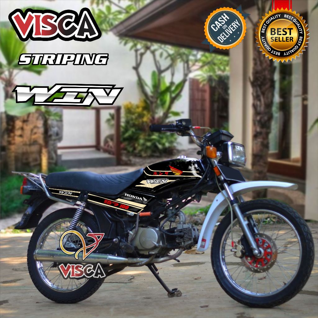 WIN 100 Striping ล่าสุด Variations WIN สติกเกอร์ WIN100 JAPAN WIN Striping