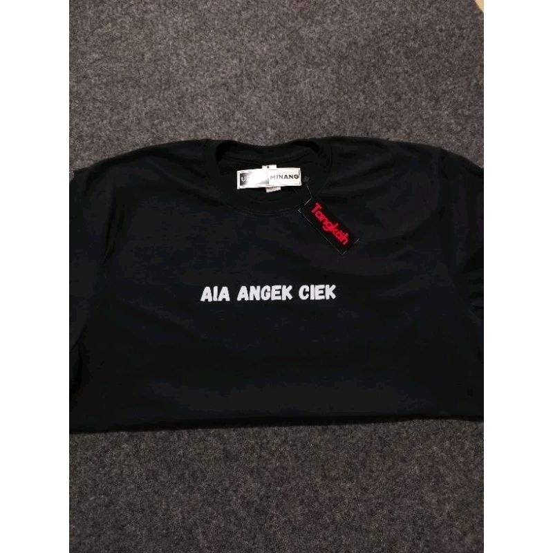 เสื้อยืด Minang AIA ANGEK CIEK เสื้อยืด UNISEX PADANG WORDS