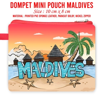 GANTUNGAN Maldives ของที่ระลึกกระเป๋าสตางค์กระเป๋าแผ่นรองเมาส์ Pin แม่เหล็กพวงกุญแจ Landmark โดย Country Maldives