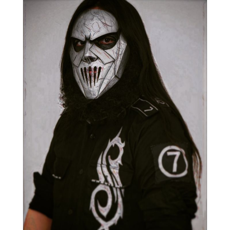 Mick thomson Slipknot Mask หน ้ ากากยางพรีเมี ่ ยมพร ้ อมราก Corey Taylor Jim