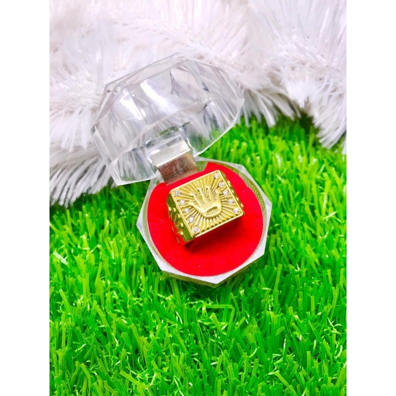 R0lex แหวนพลอยแฟชั่นสุดเท่สําหรับผู้ชายไทเทเนียมป้องกันสนิม 0782