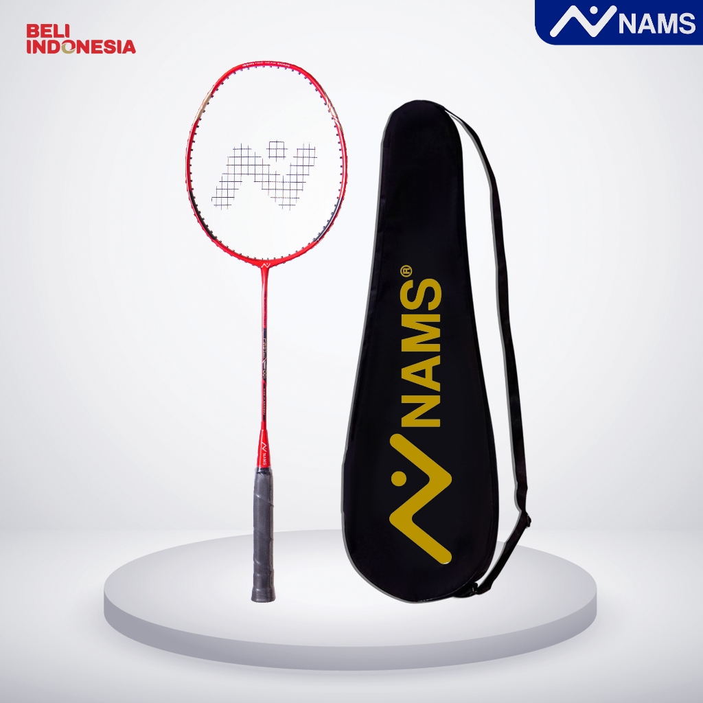 กระเป๋าไม้แบดมินตัน Nams Red Cherry / Compound / รวมสาย 21-24 Lbs