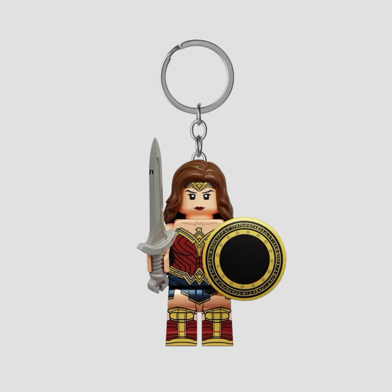 GANTUNGAN Dhis Project LEGO Minifigure Wonder Woman Justice League DC พวงกุญแจ