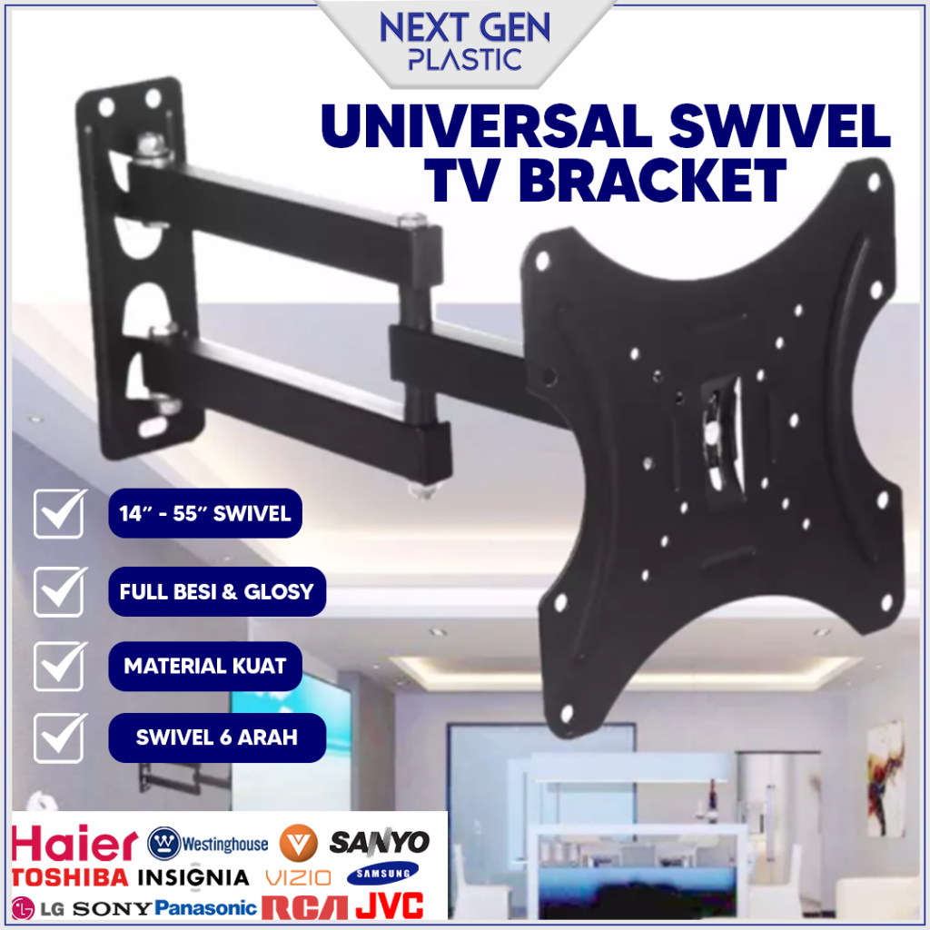 ขายึดหมุนได้ LED TV 14 17 19 20 22 24 27 32 40 43 นิ้ว Universal Smart TV Digital LCD SWIVEL BRACKET