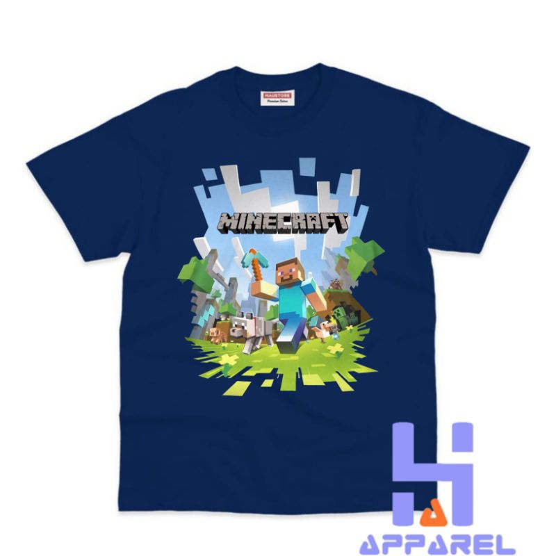 KIDS CLOTHES MINECRAFT KIDS เสื้อยืด
