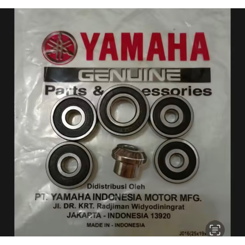 6PCS BOSH + LAHER BEARING FRONT REAR GEAR REAR GEAR YAMAHA VEGA R OLD ใหม่ CRYPTON F1ZR JUPITER Z MX