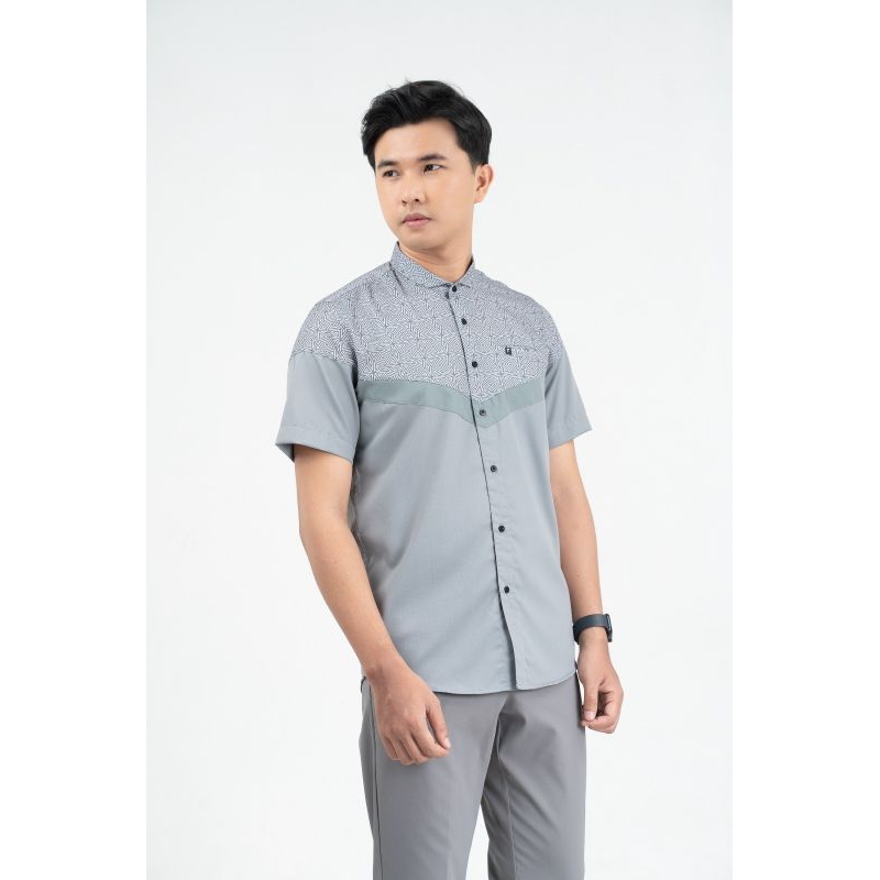 Kemeja Fadkhera Bukhari Short Shirt Koko Shirt For Men Modern Short Sleeve