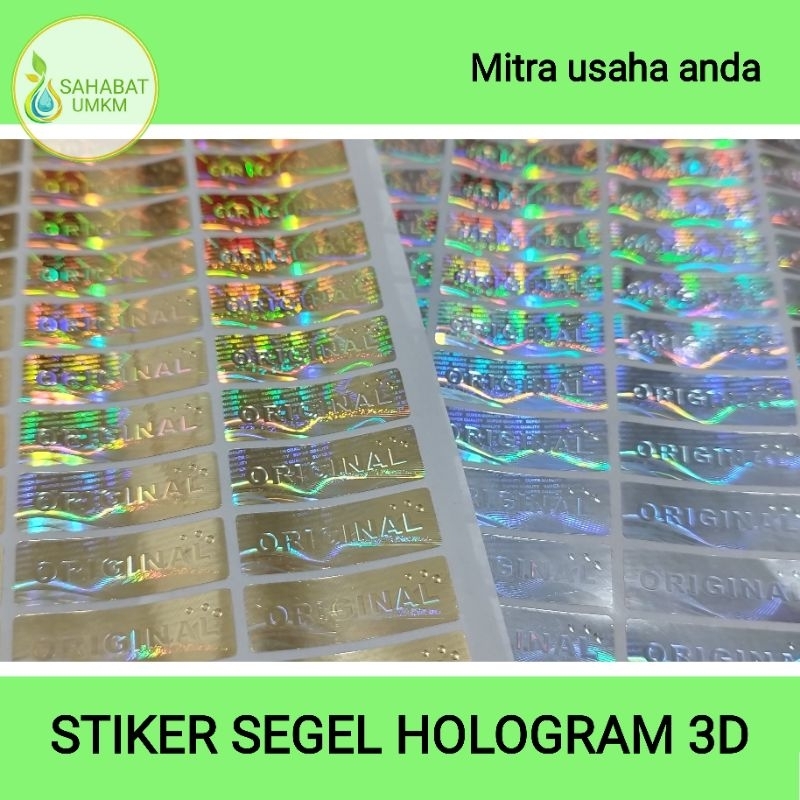 3D HOLOGRAM SEAL STICKER BOX 1,0x3,0cm DAMAGED "VOID" SILVER & GOLD TEXT MOTIF