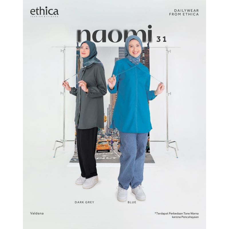 Kemeja Ethica BLOUSE/NAOMI 31 DARK Grey/NAOMI 31 BLUE/Latest Teenage BLOUSE/Gray BLOUSE/Beautiful BL