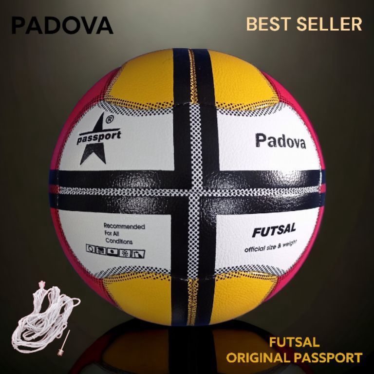CODE I66P Original Futsal Ball หนังสือเดินทาง Futsal Ball ขนาด 4 แถมสุทธิและวาล์ว