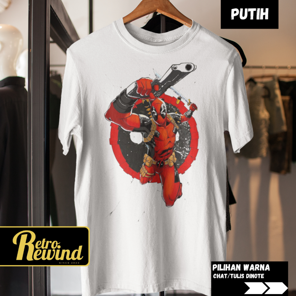 SUPERH3R0 DE4DP00L 5 เสื้อยืดผู้ใหญ่ Size S - 7XL เสื้อยืดขนาดใหญ่จัมโบ้และเด็ก Size XS - XL (อายุ 2