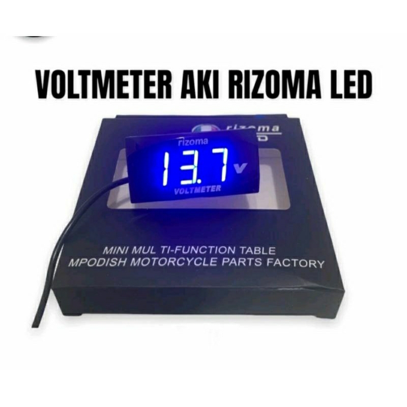 Rizoma โวลต์มิเตอร์ led / เครื่องวัดแบตเตอรี่ Rizoma เครื่องวัดโวลต์