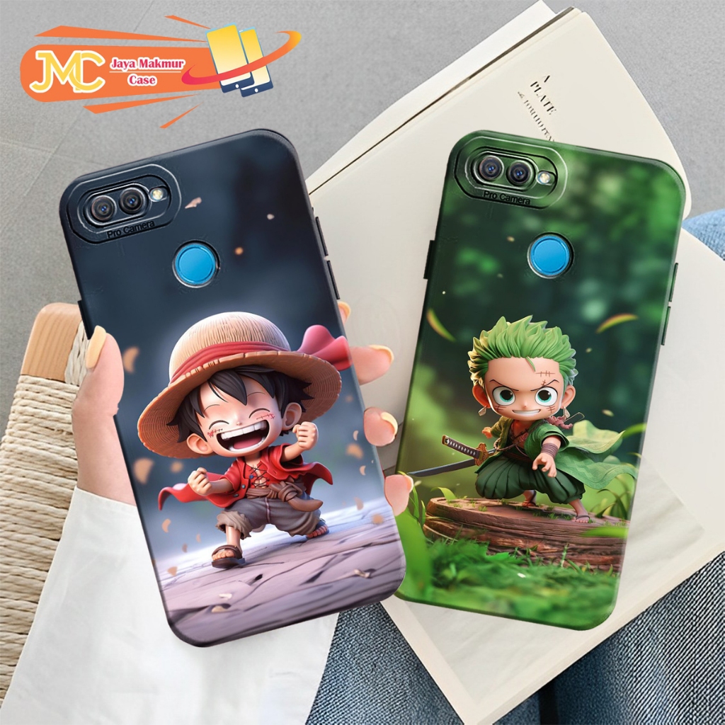 HP [Ops01] เคส Oppo A5s A7 A12 A11K F9 REALME 2 PRO A3S A1K REALME C2 Motif One Piece Miniature Cute