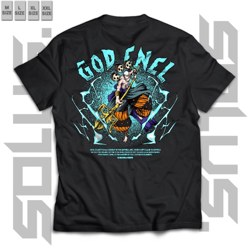 เสื้อยืด God Enel - อะนิเมะวันพีซ