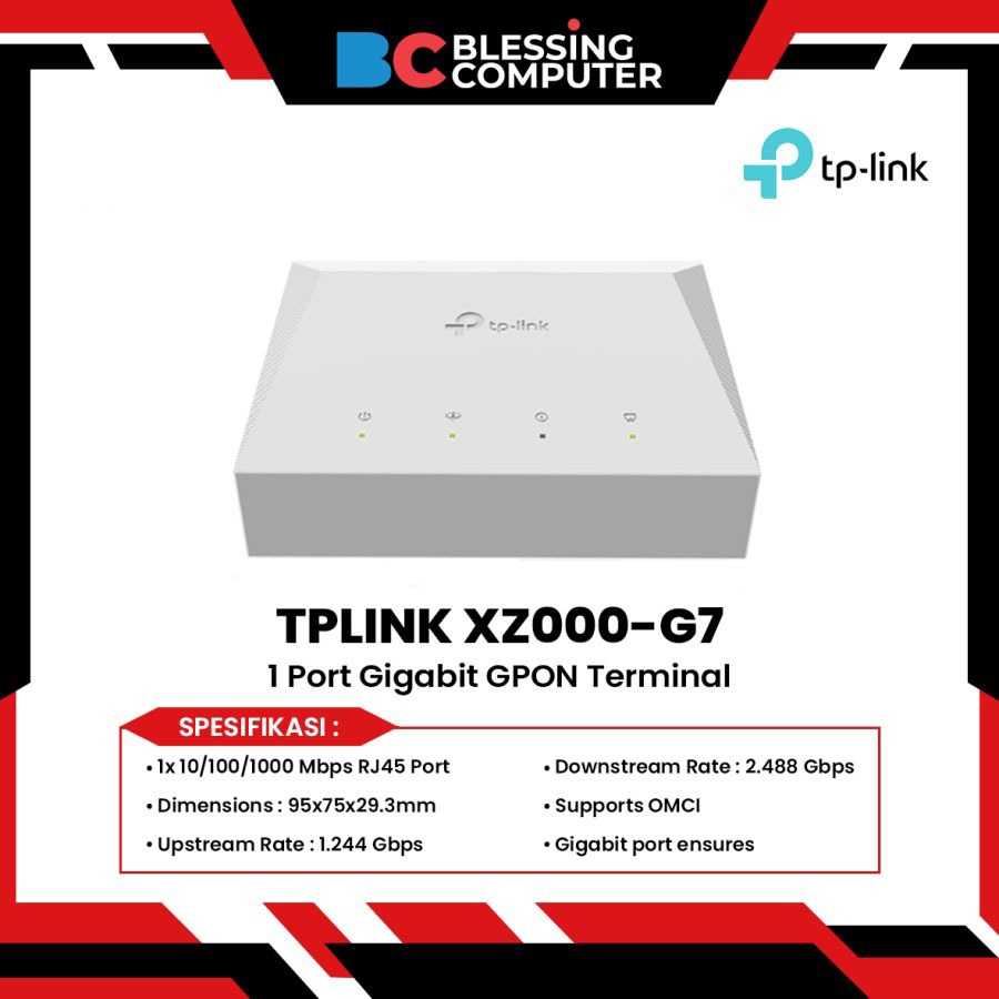TPLINK XZ000-G7 1 พอร์ต Gigabit GPON Terminal