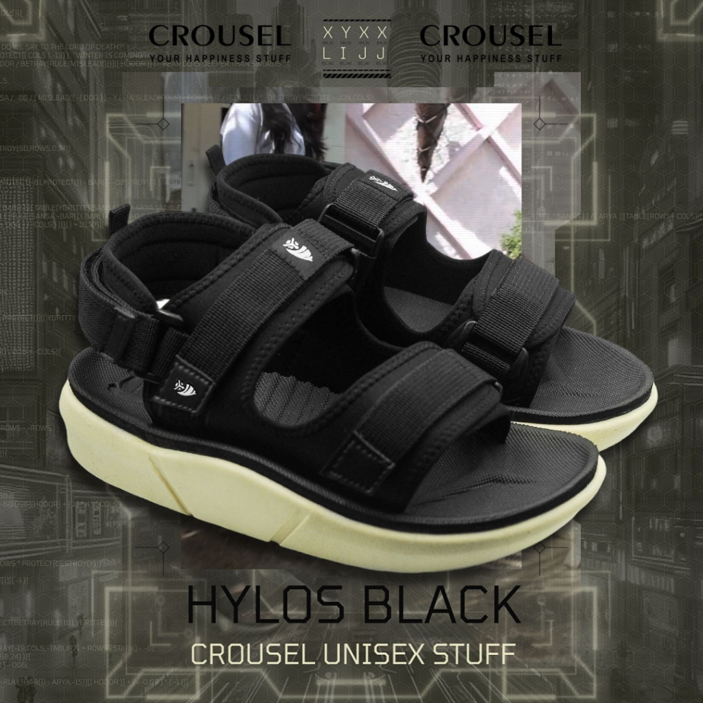 รองเท้าแตะ Carousel Premium \ Unisex - Hylos Black