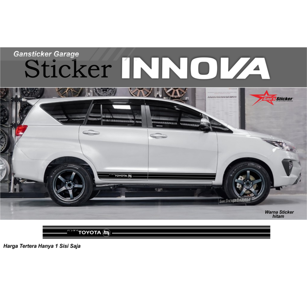 สติ๊กเกอร์ toyota kijang innova toyata avanza veloz toyota