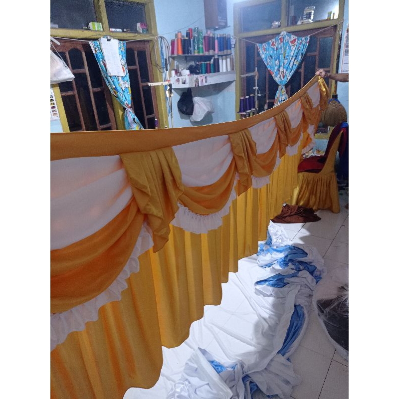 TABLE SKIRT/TABLE CLAMP 80CM HEIGHT